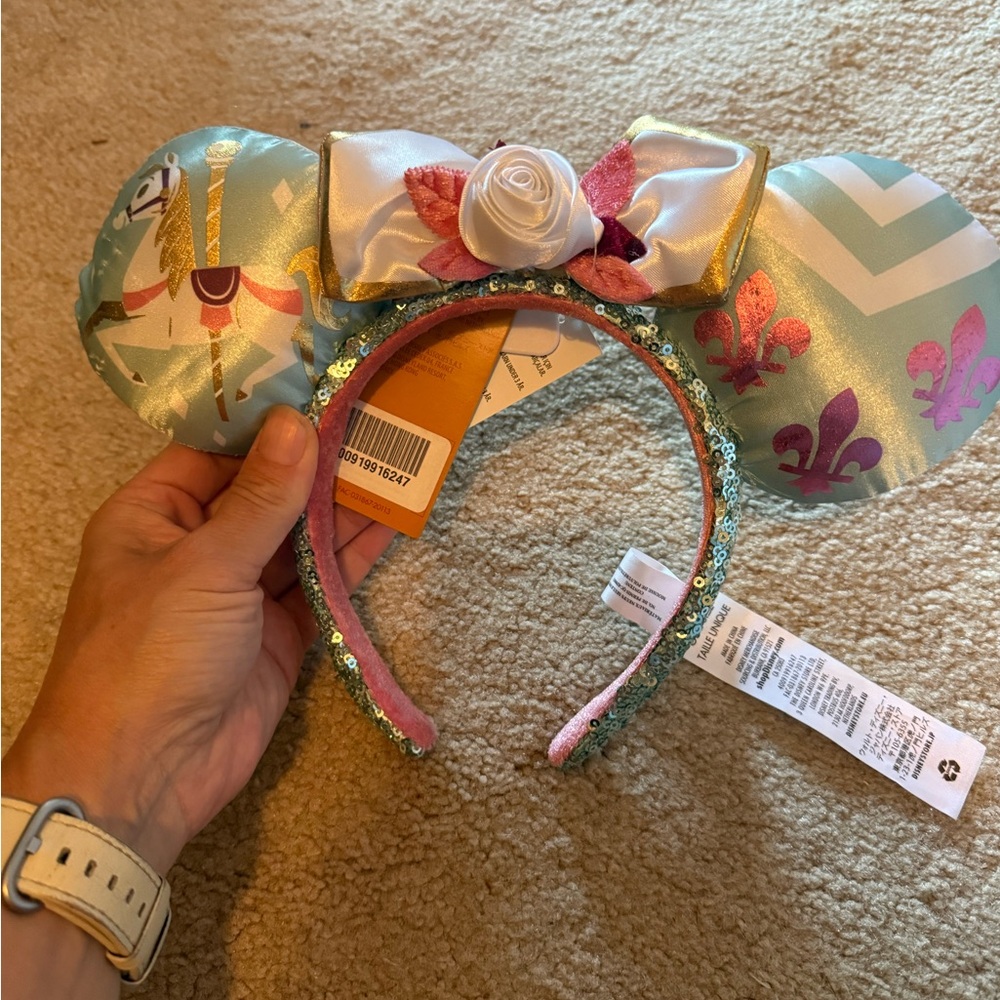 Disney Princess Ears Headband - Gold and Pink